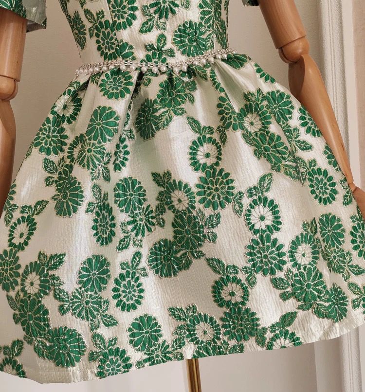 Vintage Princess Style Mini Dress