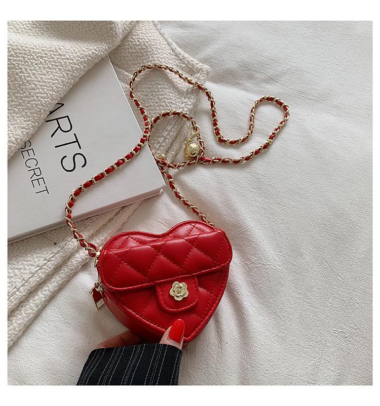 Cute Heart Shaped Mini shoulder Bag