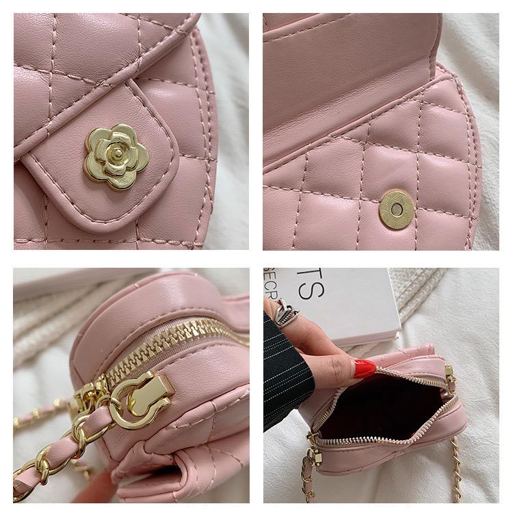 Cute Heart Shaped Mini shoulder Bag